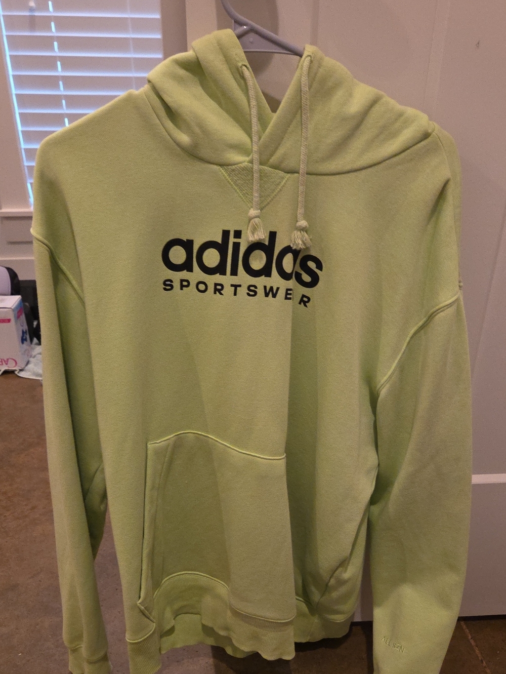 adidas Light Lime Green Sportswear Hoodie